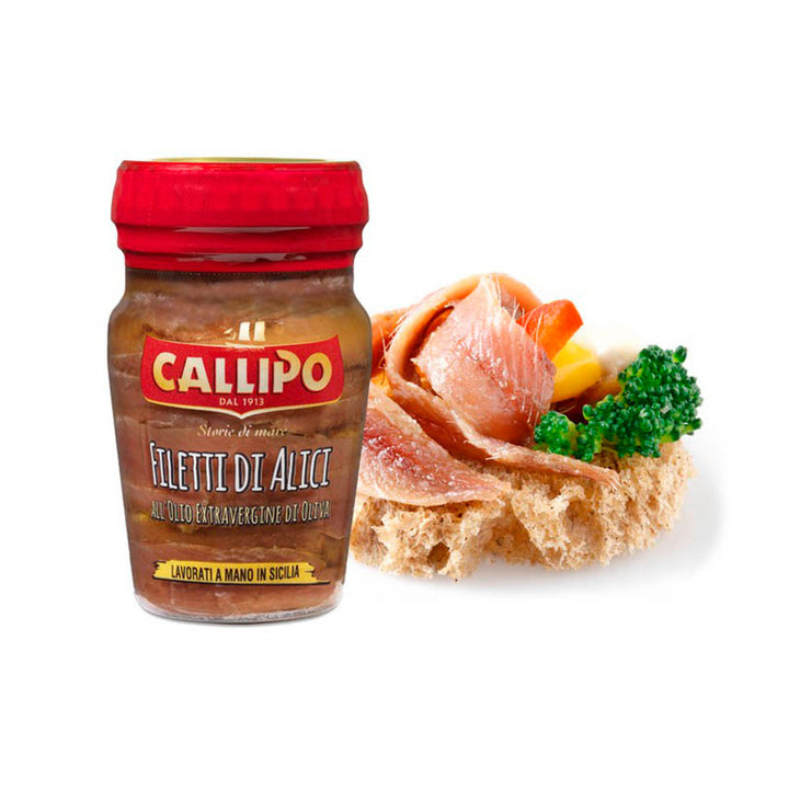 Filetti d'Anchois Callipo 75 g – Huile d'Olive Extra Vierge