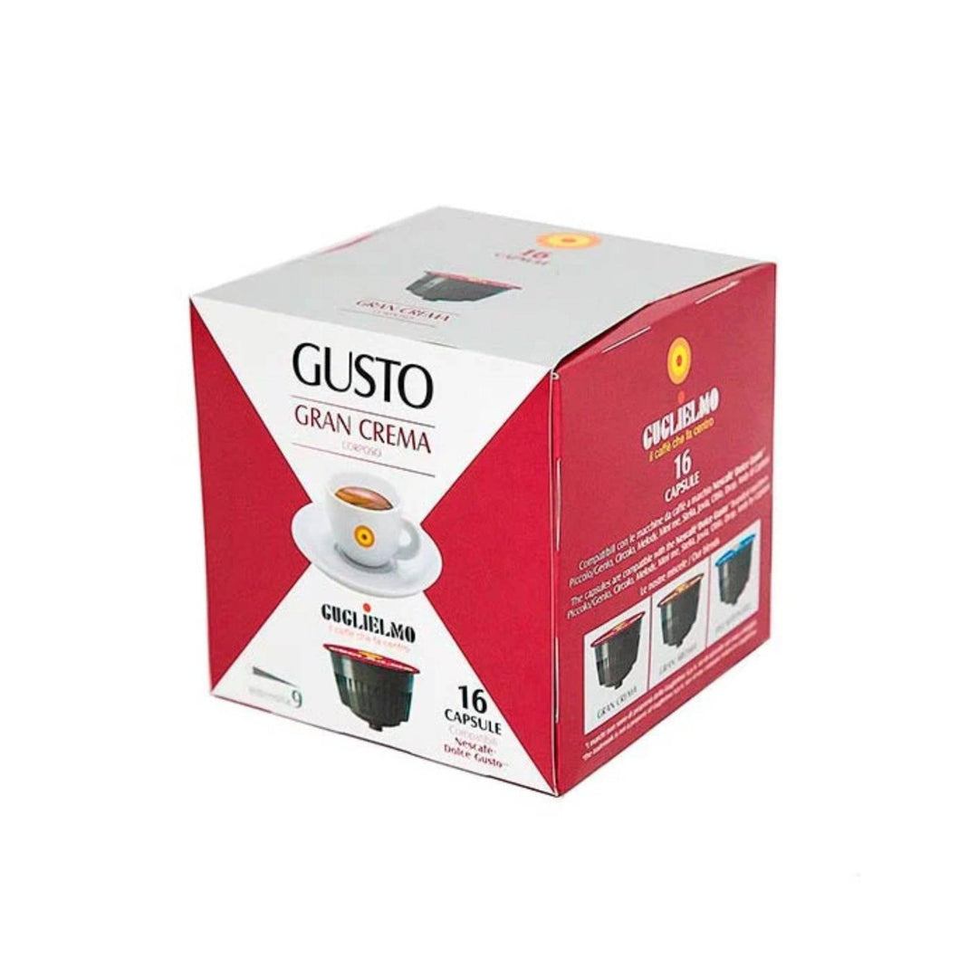 Guglielmo-Kaffeekapseln kompatibel mit Nescafé Dolce Gusto Gran Crema